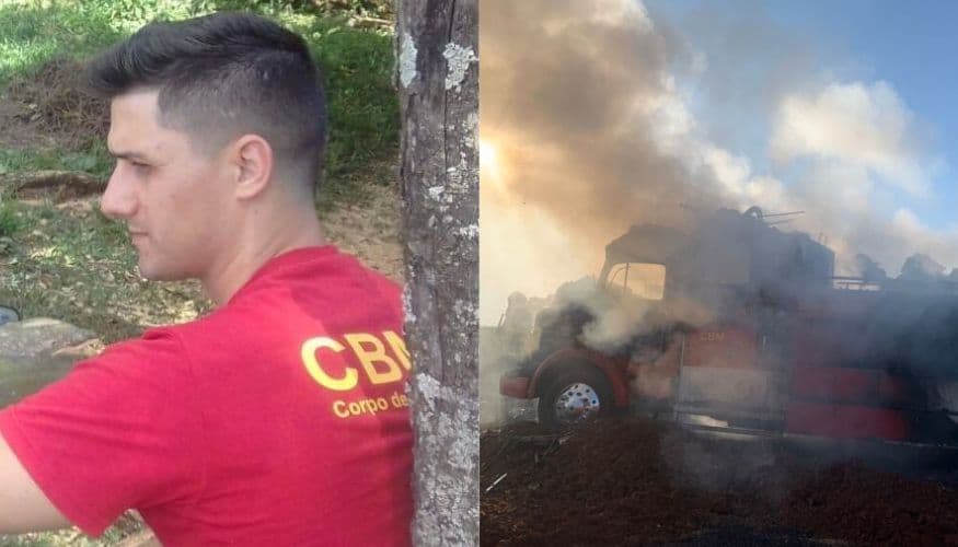 Após 27 dias de internação, Bombeiro de Palmeira das Missões recebe alta hospitalar