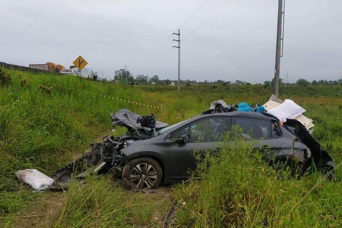Mãe e filha morrem em acidente no sul de Santa Catarina