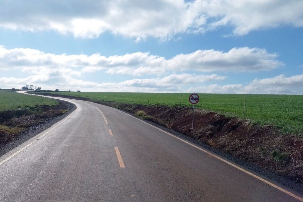 BRDE libera R$ 3,5 milhões para asfalto da estrada de Campo Santo, em Coronel Bicaco