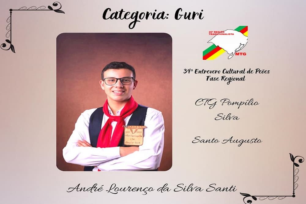 1º Guri Farroupilha da 20° RT é de Santo Augusto