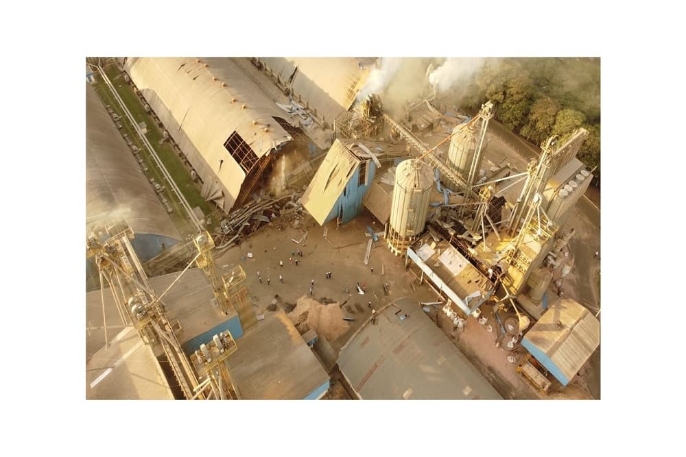 Explosão em silo de cooperativa agroindustrial de Palotina deixa 8 mortos e 12 feridos
