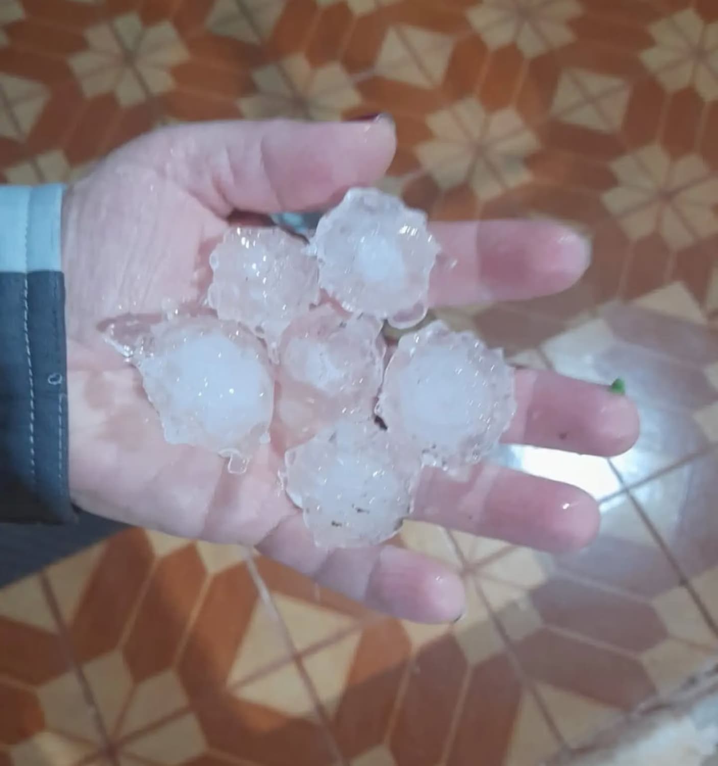 Braga e região são atingidas por forte tempestade de granizo