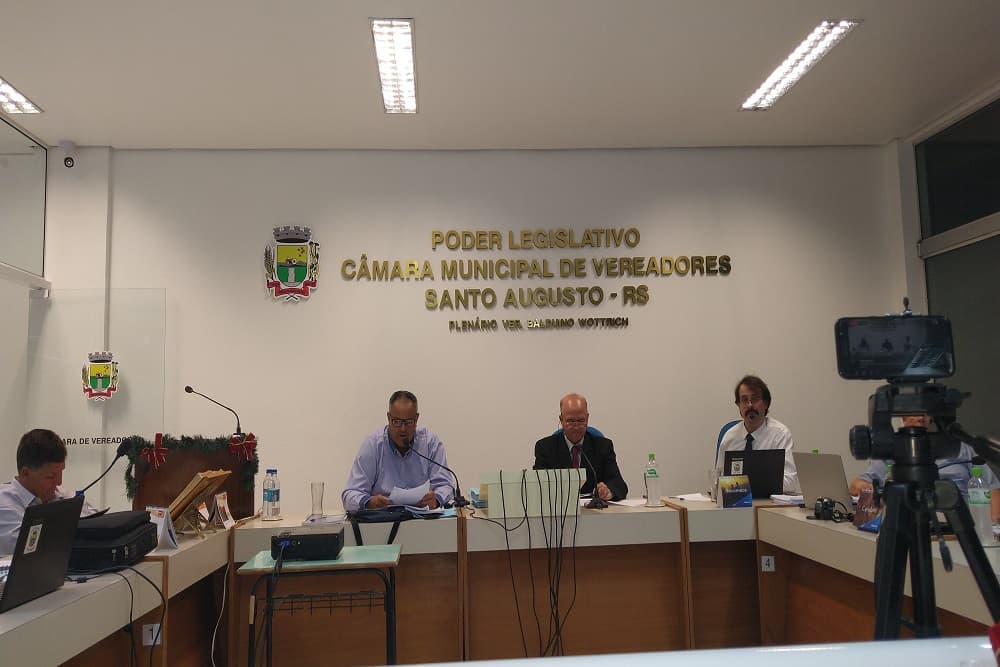 MP pede cassação do mandato dos vereadores que compõem Mesa Diretora da Câmara de Santo Augusto
