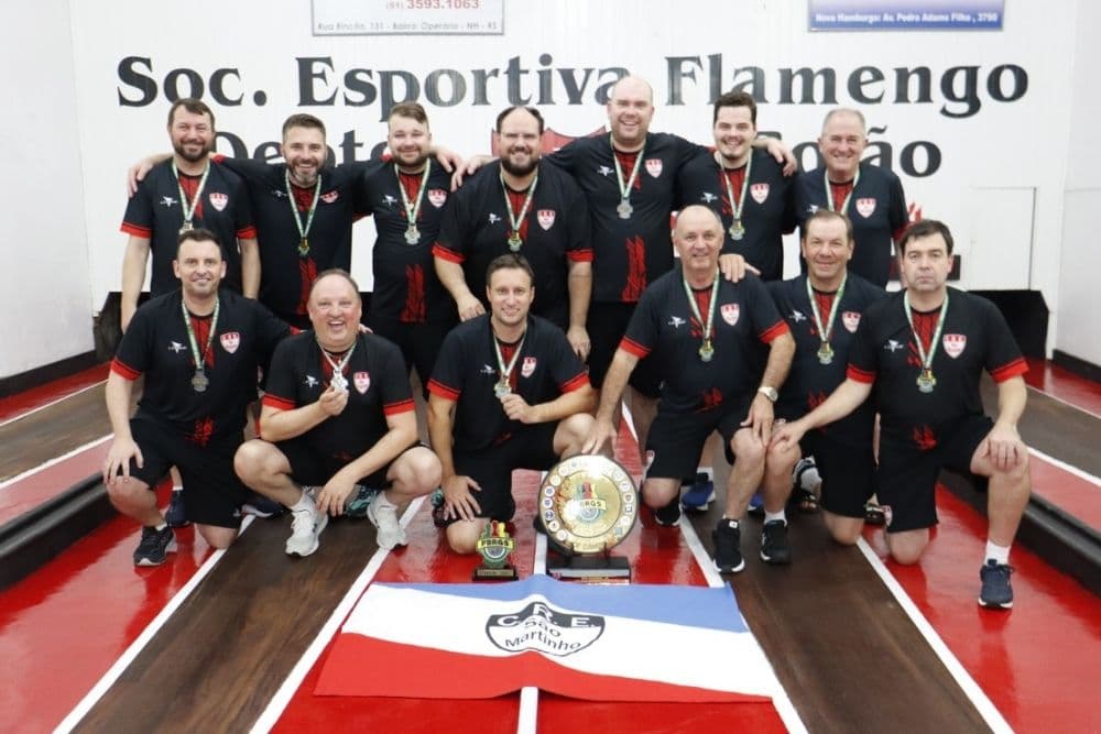 São Martinho é vice-campeão estadual de Bolão Masculino