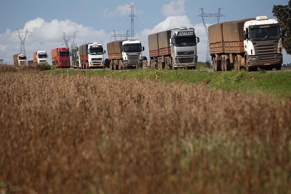 Preço do frete rodoviário agrícola aumenta 13% em 2021, aponta estudo