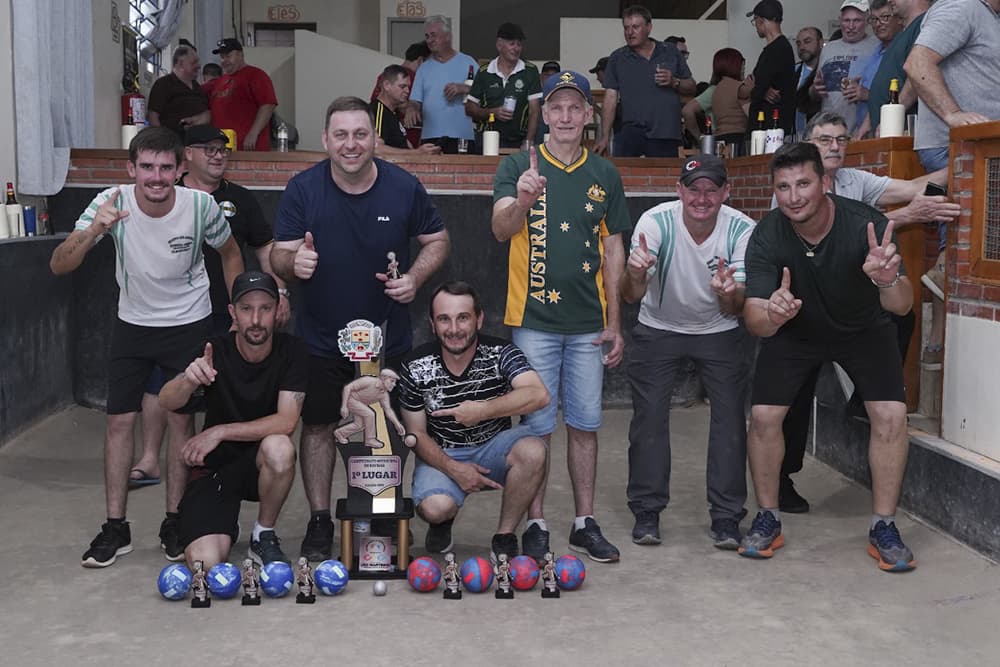 Finais do Campeonato Municipal de Bocha 2025 movimentam o Clube Recreativo Esportivo São Martinho