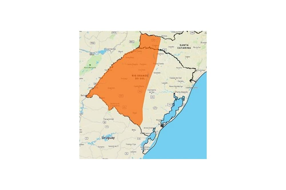 Inmet alerta para risco de temporais em parte do Rio Grande do Sul nesta quarta-feira