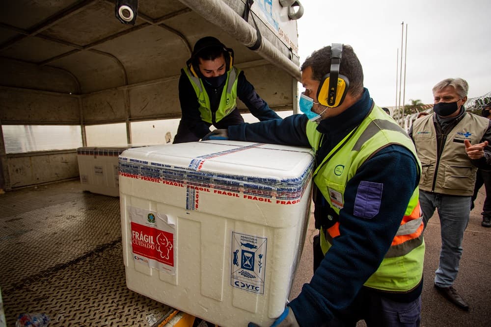 Estado recebe mais 176,5 mil vacinas contra a Covid-19