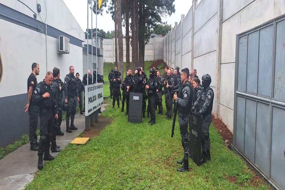 Revista geral é realizada no Presídio Estadual de Três Passos