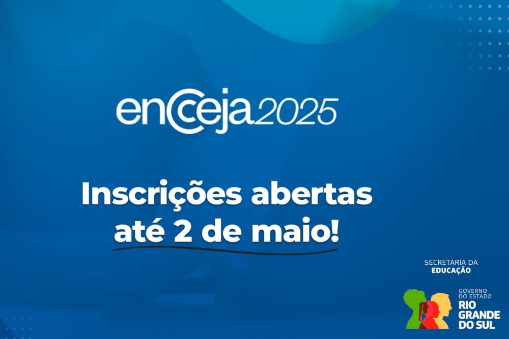 Inscrição para o Encceja vai até 2 de maio
