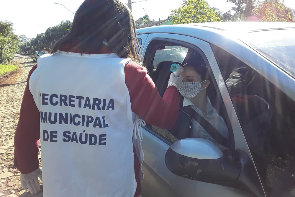 Coronavírus: Barreiras sanitárias são instaladas em Santo Augusto