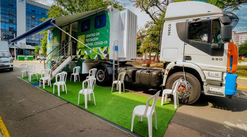 Motoristas de caminhão com destino à Argentina e ao Chile serão testados para Covid a partir de hoje