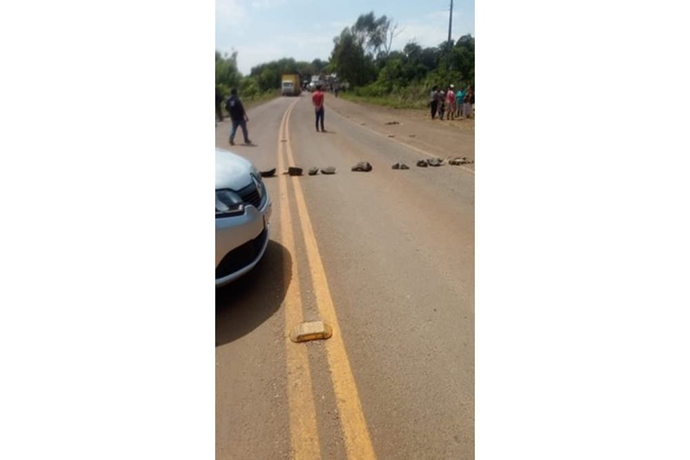 Rodovia que liga Planalto à Nonoai está bloqueada