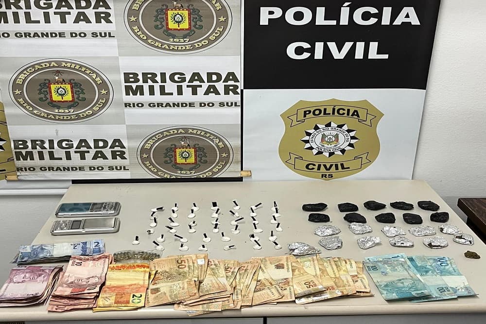 Homem é preso e droga apreendida em Inhacorá