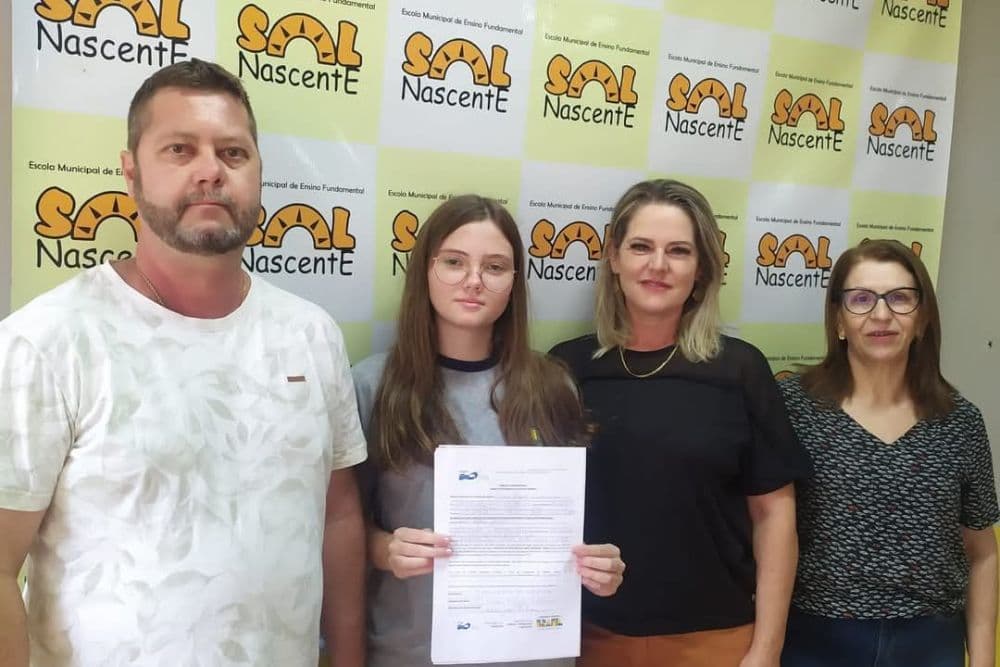 Aluna da EMEF Sol Nascente é destaque nacional na Olímpiada Brasileira de Matemática das Escolas Públicas