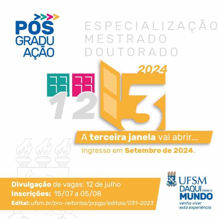 UFSM oferece mais de 1100 vagas para especialização