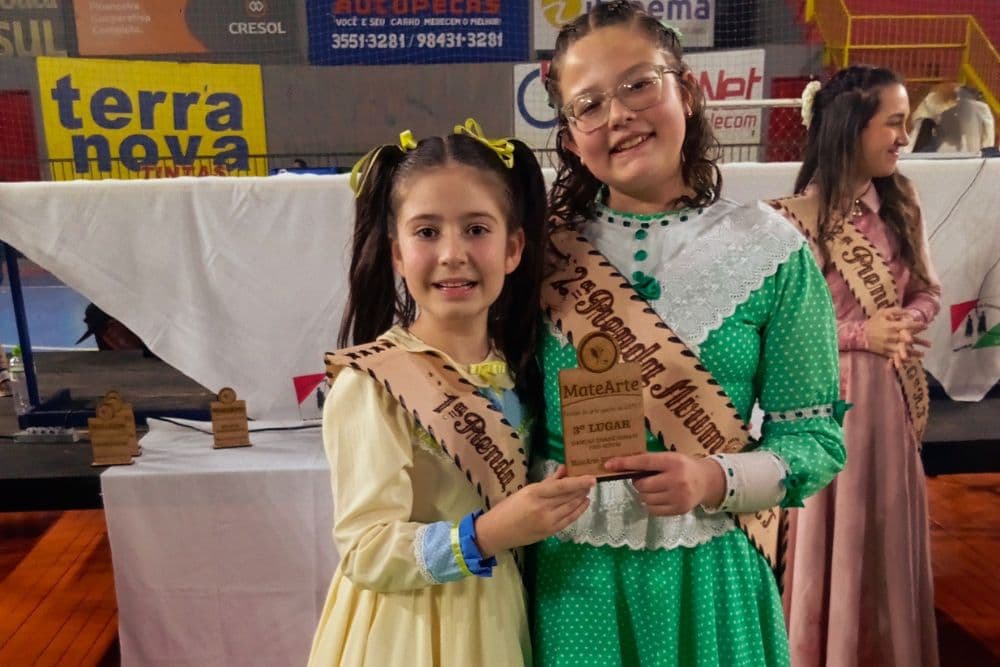 CTG Pompílio Silva conquista três premiações na primeira etapa do MateArte