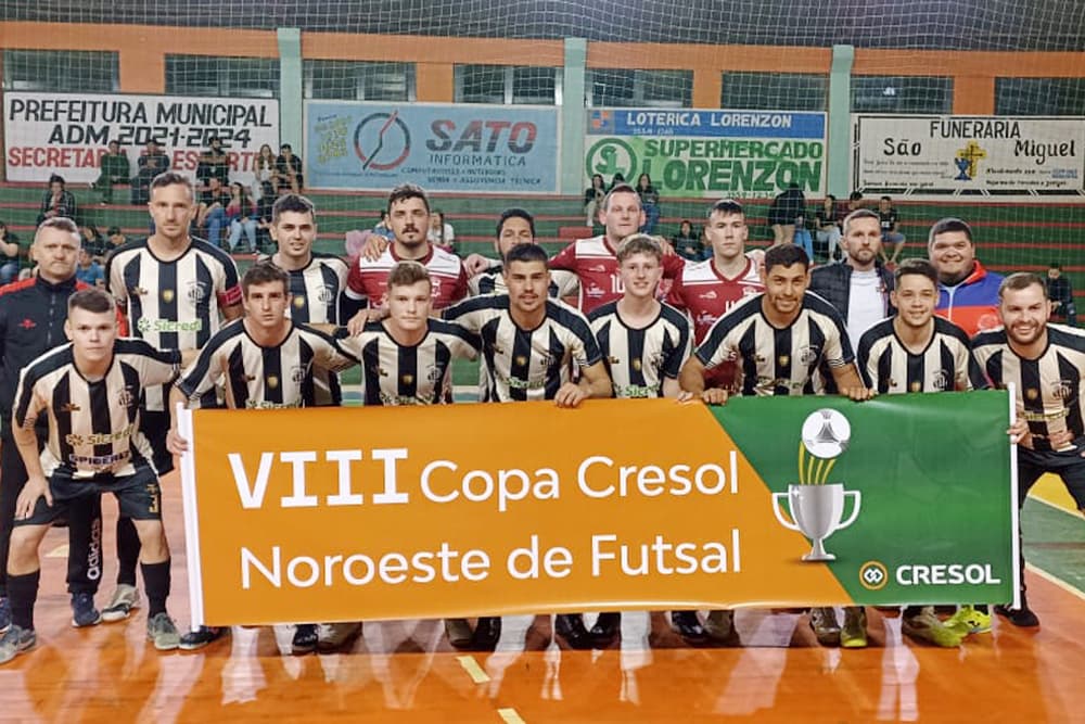 CMD São Martinho estreia com vitória na 8ª Copa Cresol Noroeste de Futsal