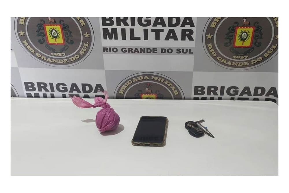 Brigada Militar prende homem por tráfico de drogas em Coronel Bicaco