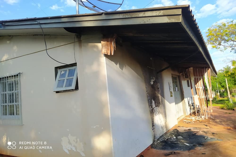 Incêndio atinge posto de saúde no interior de São Valério do Sul