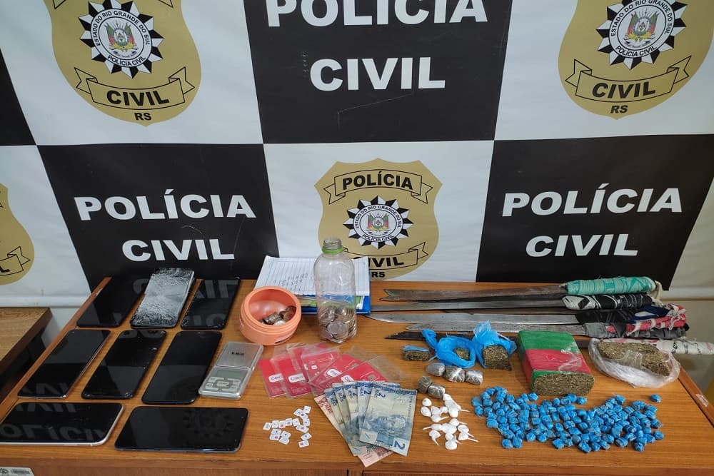 Operação de busca no Presídio em Três Passos apreende drogas e diversos materiais