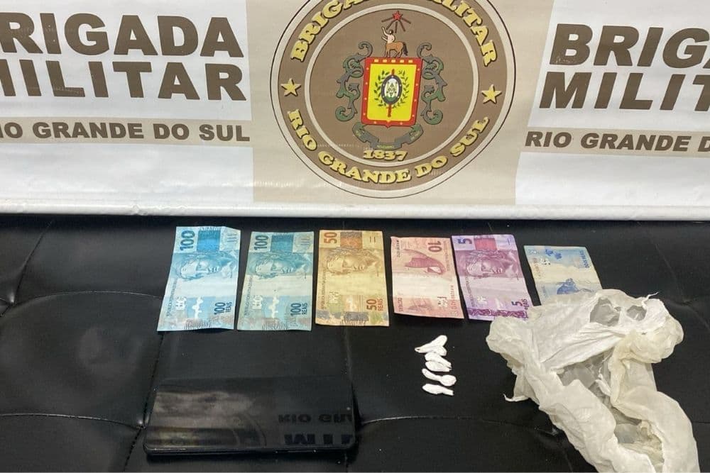Brigada Militar prende homem por tráfico de drogas em Santo Augusto