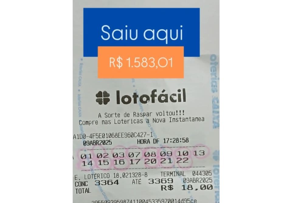 Santo Augusto tem mais um premiado na Lotofácil