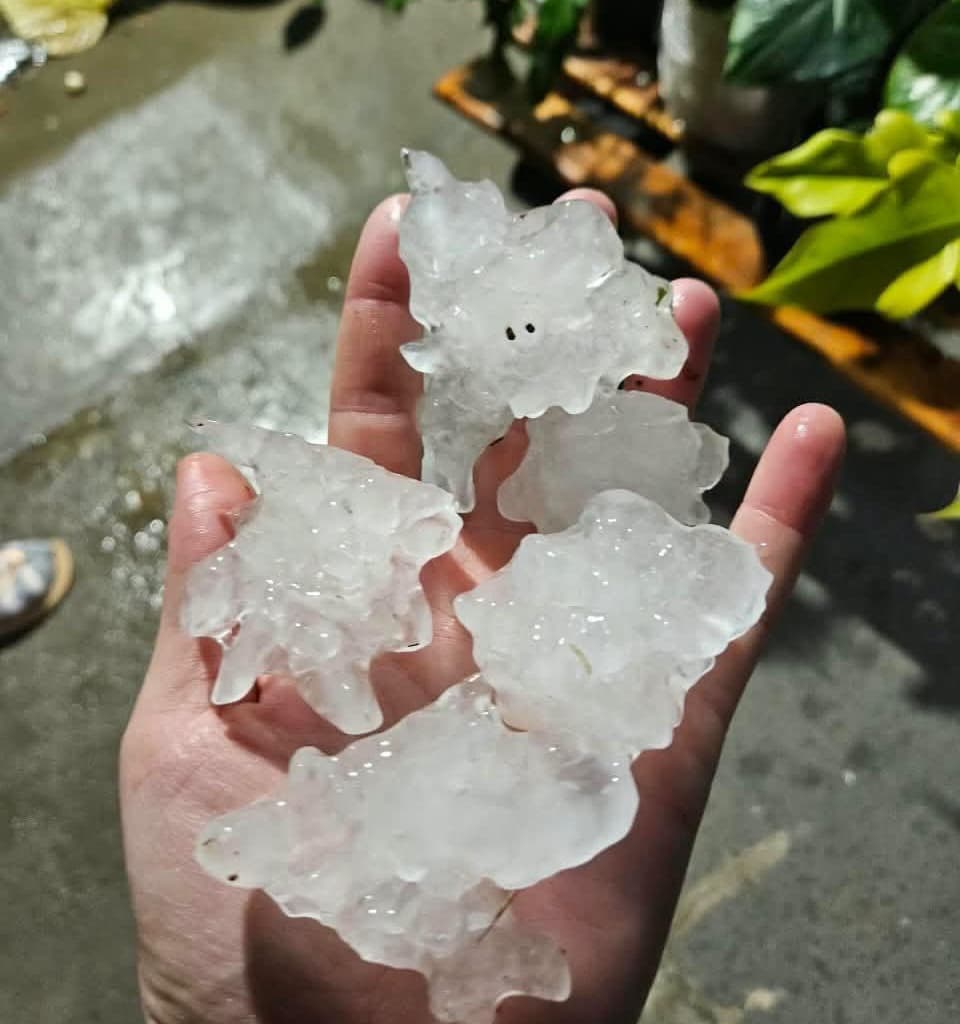 Temporal com granizo causa estragos e mobiliza Defesa Civil em Seberi