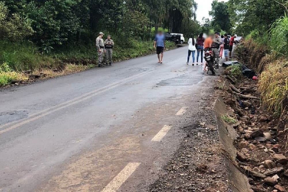 Acidente deixa vítima fatal na ERS-591 em Ametista do Sul