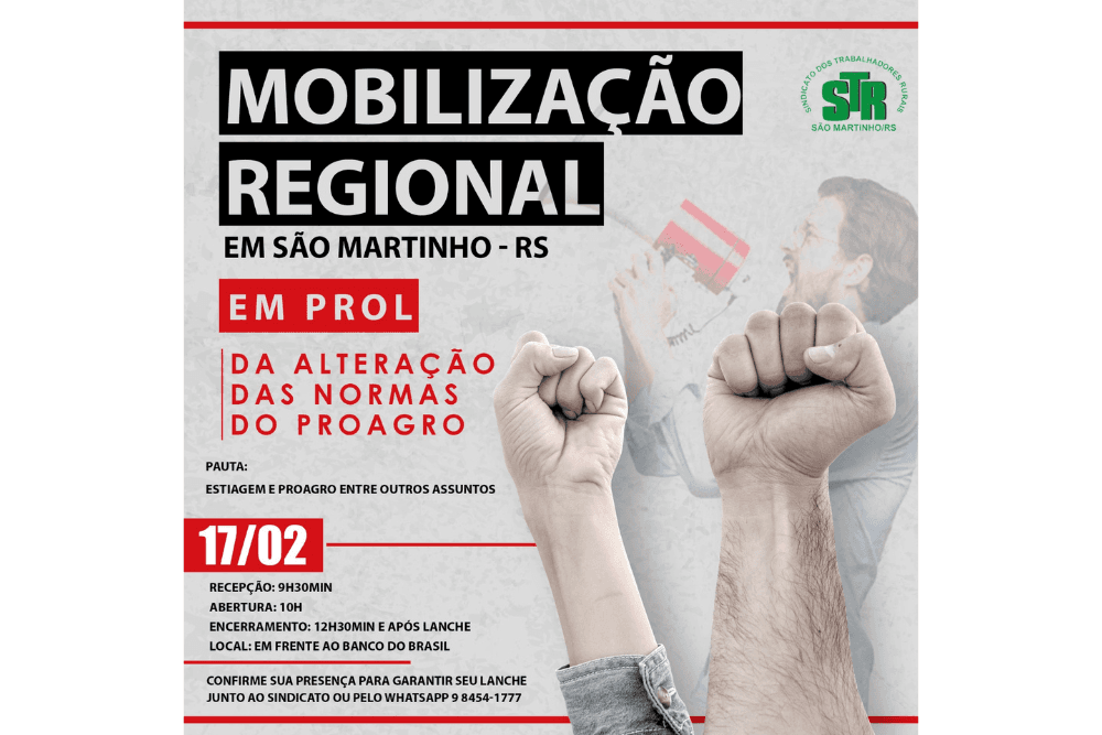 Fetag debaterá estiagem com autoridades e promoverá mobilizações no Estado