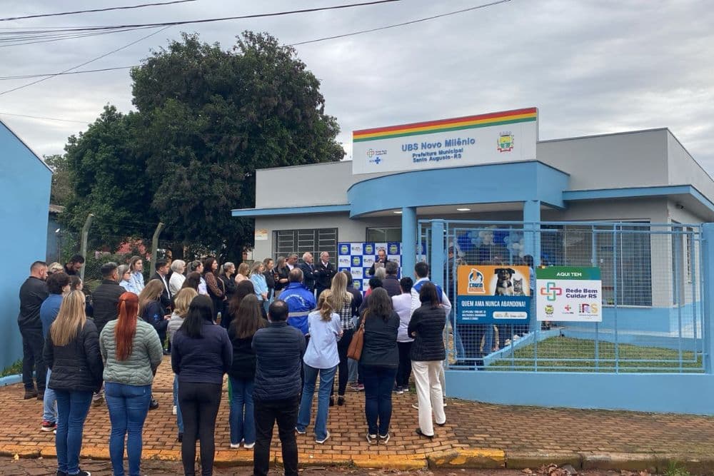 UBS Novo Milênio é reinaugurada em Santo Augusto com investimento de mais de R$ 400 mil
