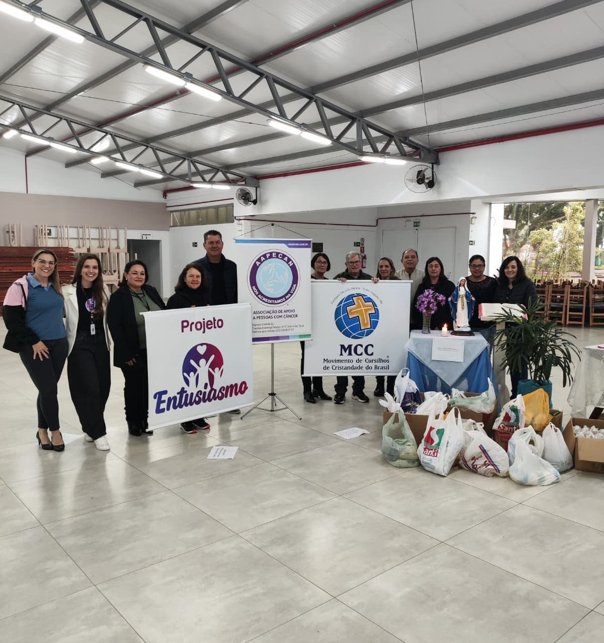 16º encontro do Projeto Entusiasmo reúne emoção, informação e solidariedade