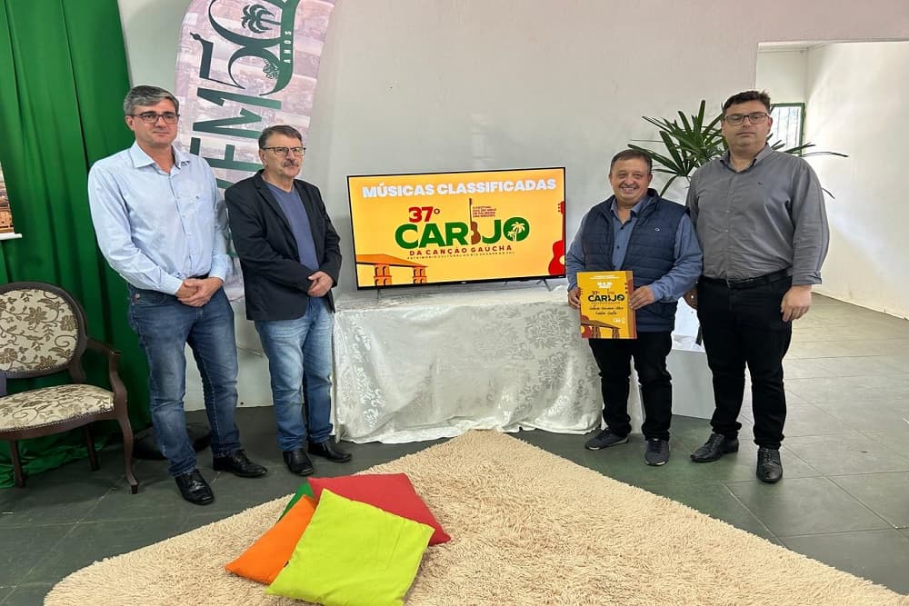 Anunciadas as músicas classificadas para o 37º Carijo da Canção Gaúcha