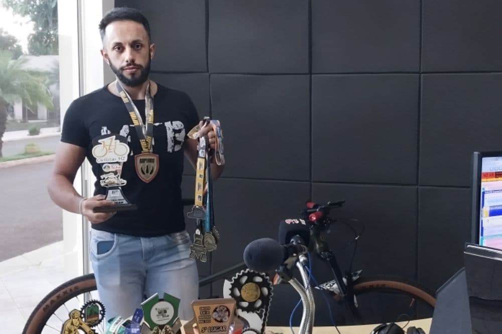 ENTREVISTA| São-Martinhense Cleverson Machado se destaca no ciclismo e se prepara para competir fora do Estado