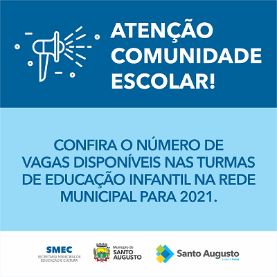 Prefeitura divulga edital com os números de vagas da educação infantil