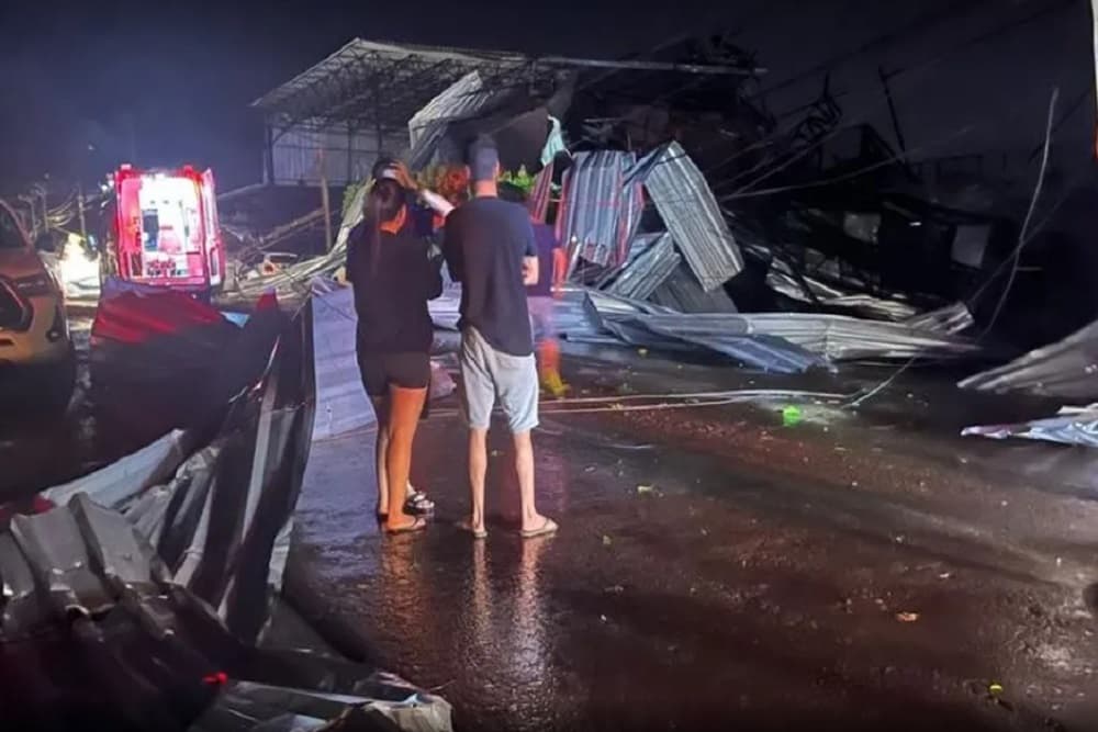 Proprietários de centro esportivo que desabou em Giruá após tornado são indiciados