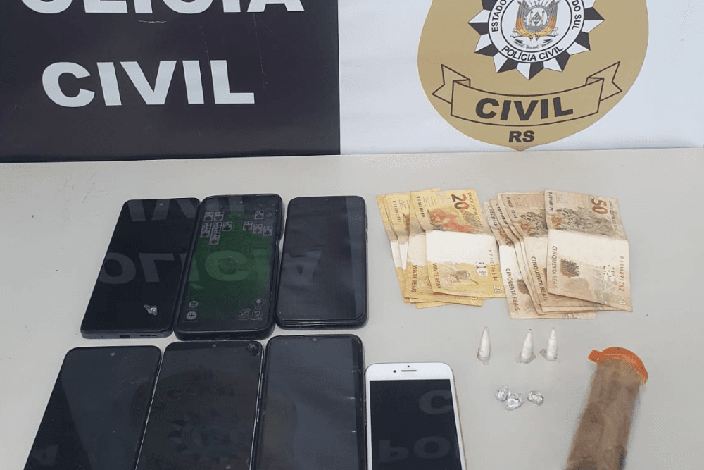 Inhacorá: Polícia Civil cumpre mandados de busca e apreensão e prende dois indivíduos