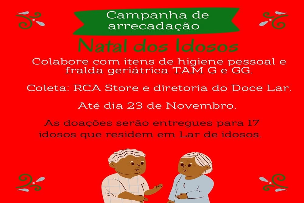 Campanha de Natal arrecada itens de higiene para idosos de Santo Augusto