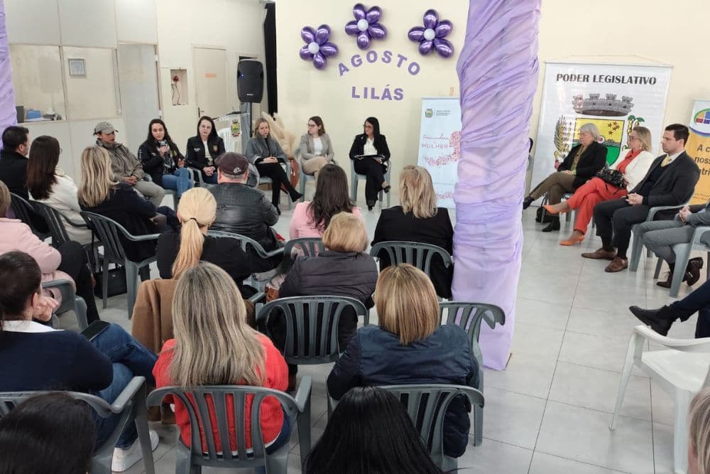 Roda de Conversa marca programação do Agosto Lilás em Santo Augusto