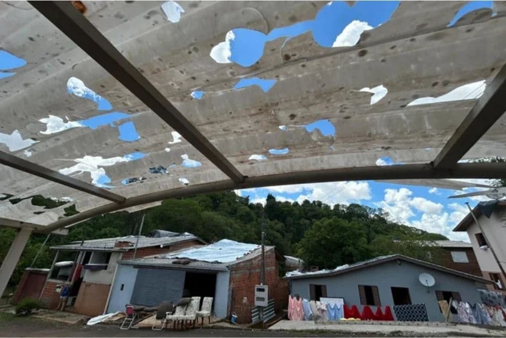 Produtores de Sarandi registram mais de R$ 10 milhões em perdas após chuva de granizo