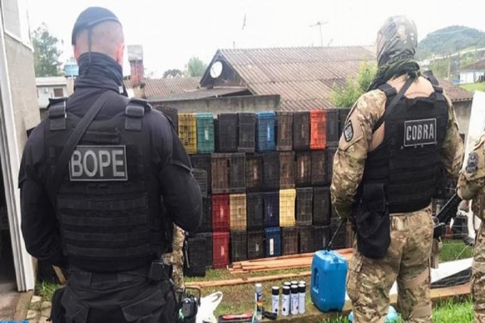 Descoberta no Litoral Norte do estado suposta base de apoio a quadrilha que atuou em Criciúma
