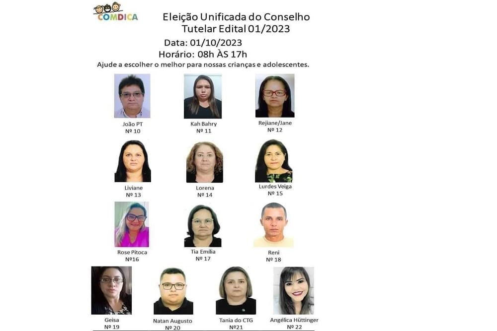 Eleição para Conselho Tutelar de Santo Augusto será domingo, 01