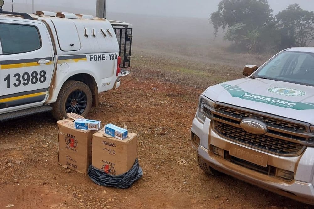Brigada Militar e Ministério da Agricultura realizam operação contra contrabando e descaminho na região