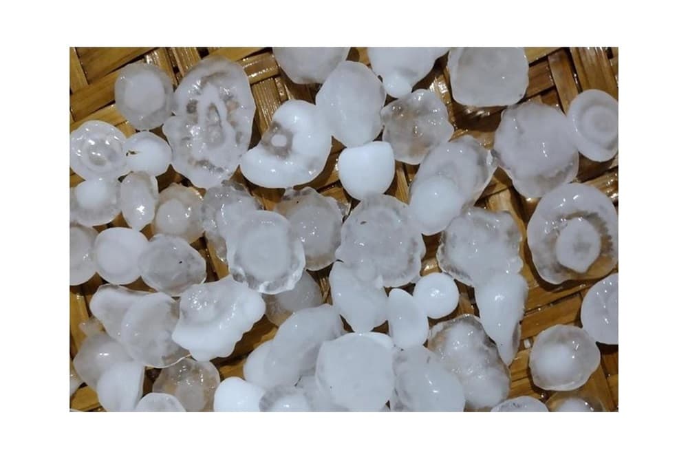 Mais de mil casas foram atingidas por granizo em Vacaria