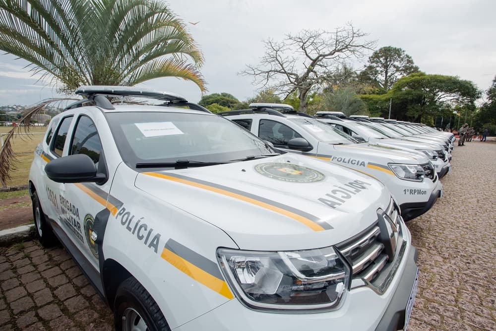 Brigada Militar recebe viaturas para Região Celeiro