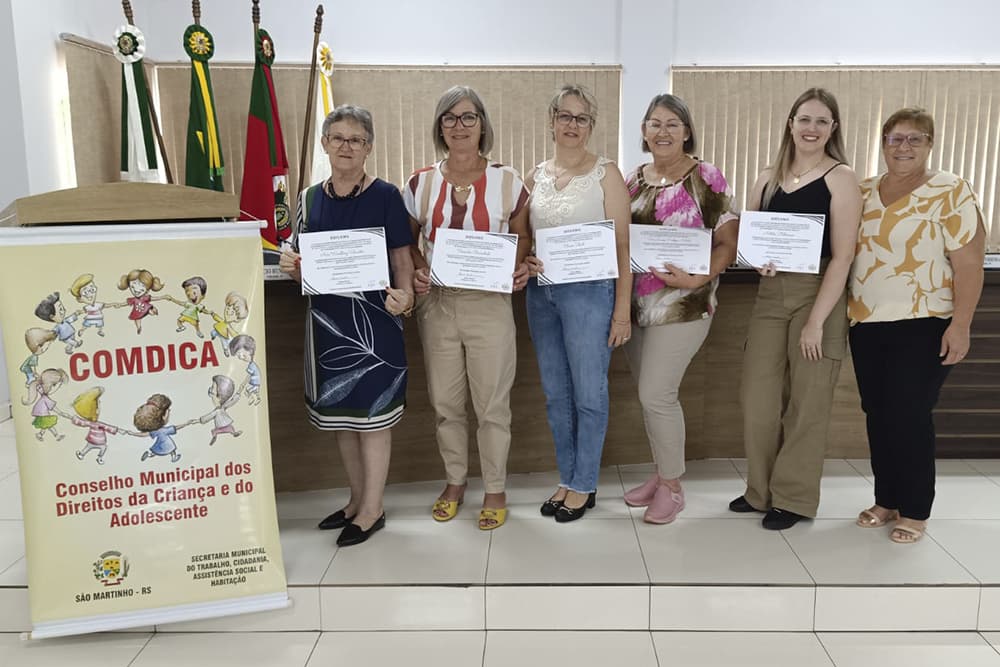 Novas conselheiras tutelares de São Martinho foram empossadas