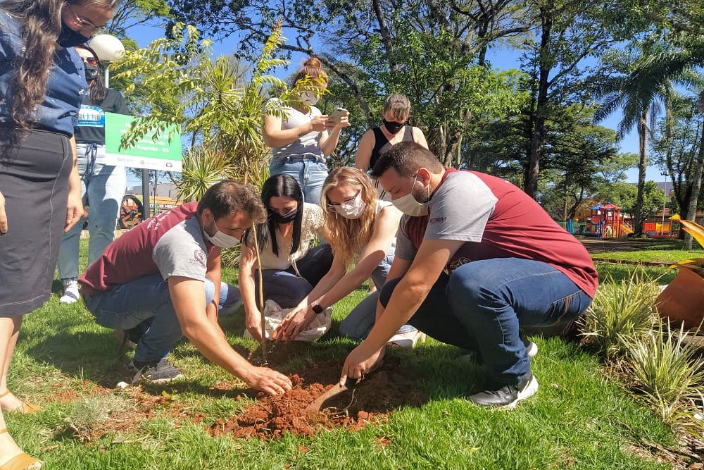 Árvore é plantada em homenagem às vítimas da COVID-19 em Santo Augusto