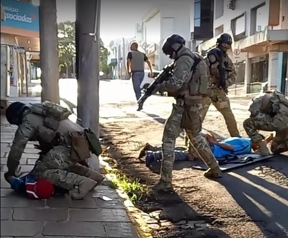 Mulheres ficaram reféns de assaltantes por seis horas em Palmeira das Missões