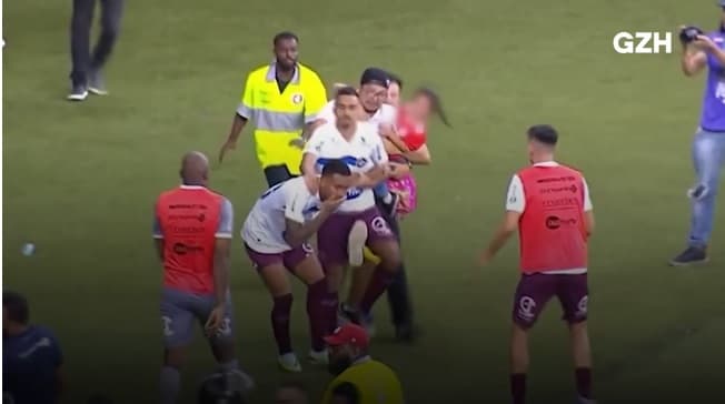 Ministério Público pede medida protetiva para criança carregada pelo pai durante invasão no Beira-Rio