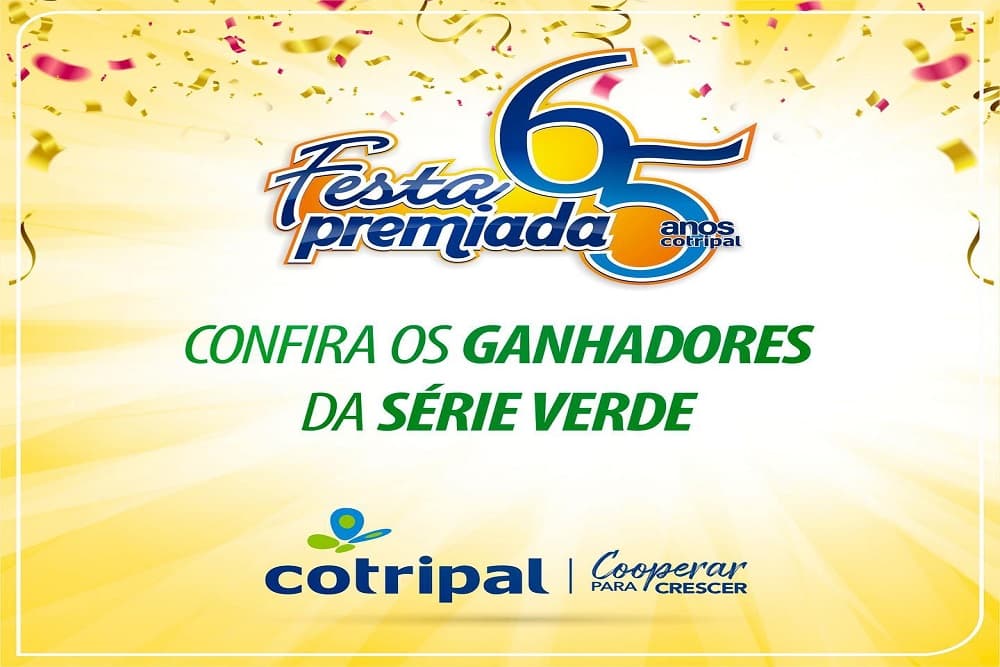 Confira os ganhadores do sorteio 65 anos da Cotripal